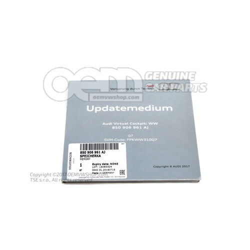 Karta pamięci SD do adaptacji oprogramowania 8S0906961AJ