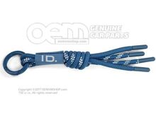 11A087013  287 Key tag, Blue, recycled polyester, ID. Collection