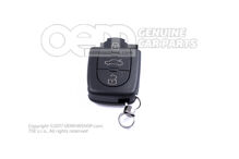 Nadajnik centralnego zamka sterowanego radiowo, satynowy czarny Audi A3 Sedan/Sportback 8P 8P0837231  01C (1)