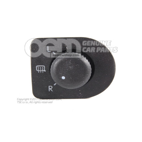 Switch for electric adjustable and heated exterior mirrors switch for exterior mirror adju