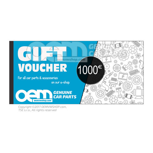 oemVWshop Karta podarunkowa - 100 € OEM02252250