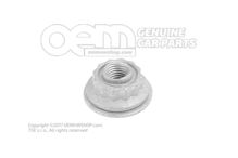 Nakrętka kołnierzowa 12-kątna samozabezpieczająca w rozmiarze 21 M12X1,5 WHT004593 Nakrętka kołnierzowa 12-kątna samozabezpieczająca w rozmiarze 21 M12X1,5 WHT004593