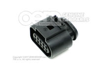 Obudowa styku płaska z blokadą styku element sprzęgający centralny zestaw przewodów 1J0973715 (1)