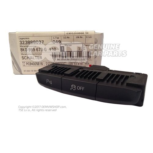 Przełącznik wielokrotny nero (czarny) 8K0959673G V10