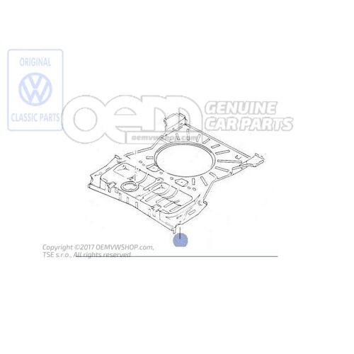 Płyta podłogi bagażnika Volkswagen Scirocco 53 533813115