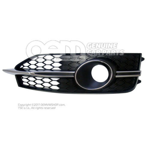 Grill czarny satynowy Audi A7 Sportback 4G 4G8807681E 9B9