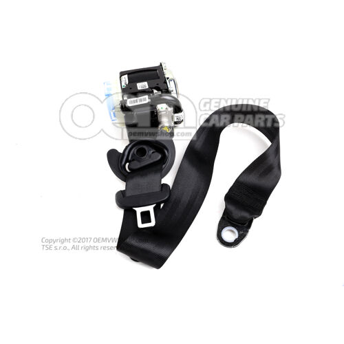 Fotel trzypunktowy automatyczny czarny Audi Q5 80 80A857705  V04