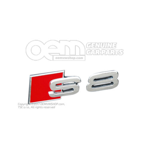 Napis chrom 4D0853735A 2ZZ