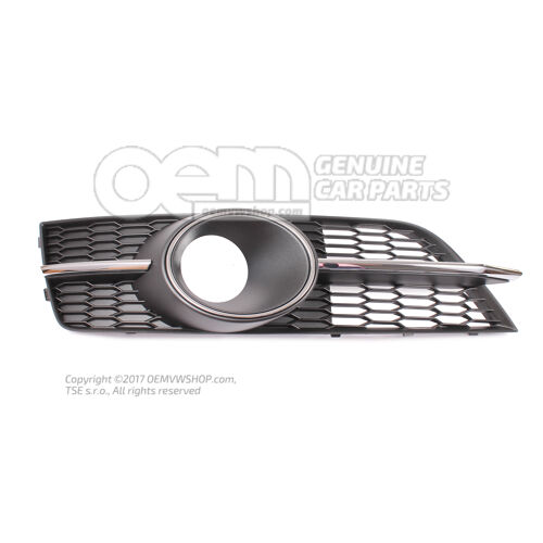 Grill czarny satynowy Audi A7 Sportback 4G 4G8807647J 9B9