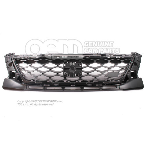 Osłona chłodnicy satynowo czarna Seat Leon 5F 5F0853654K 9B9