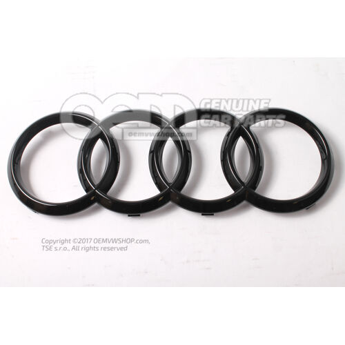 Emblemat AUDI czarno-błyszczący 4H0853605B T94